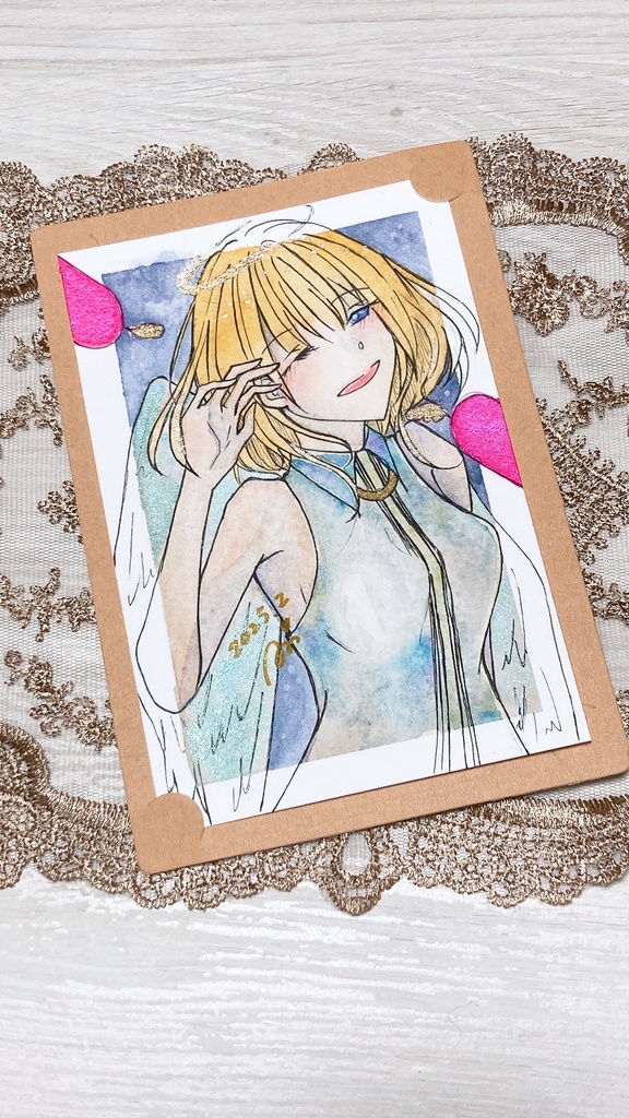 【台紙付き原画】sweet & bitter"A/D"