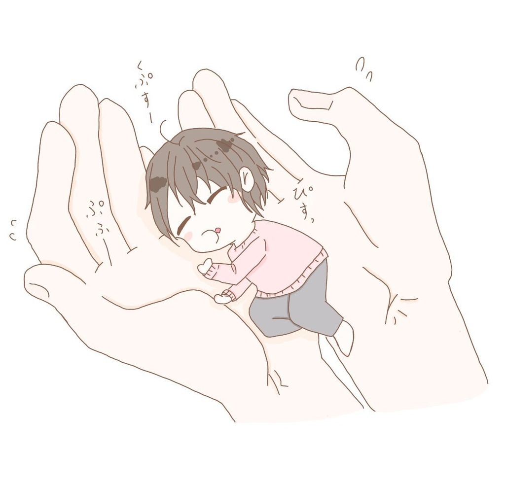 手乗りflamingo Tシャツ 黒