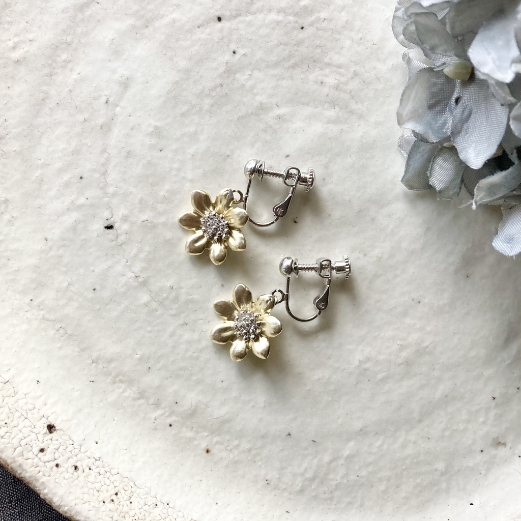 ゴッホのひまわりのイヤリング