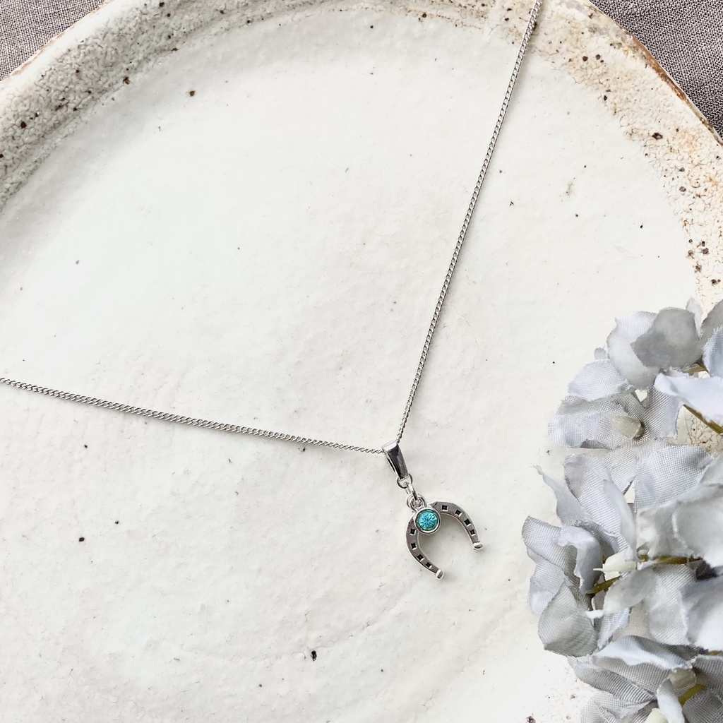 選べる推しカラーの馬蹄ペンダント