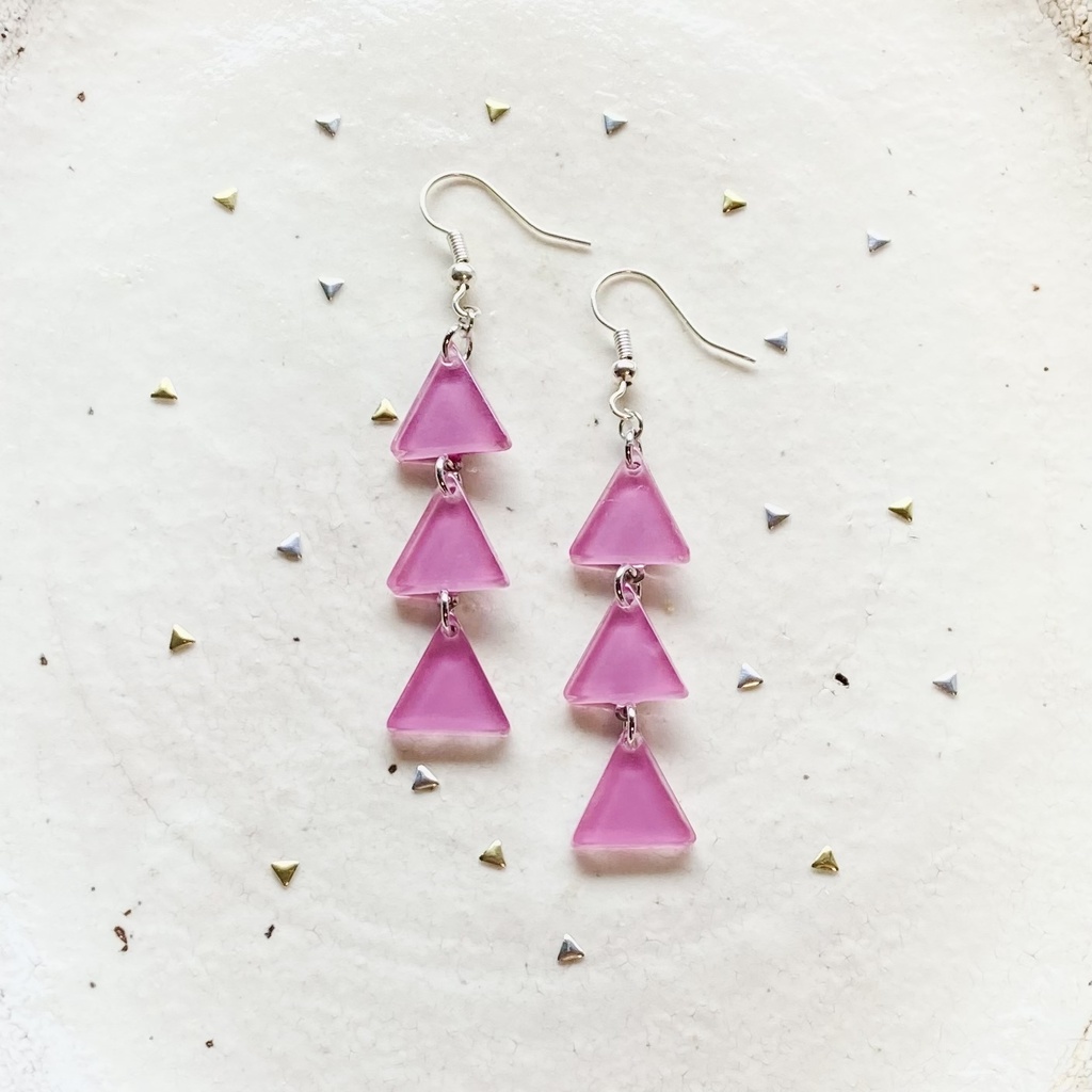 プロメア バーニッシュイメージピアス ピンク