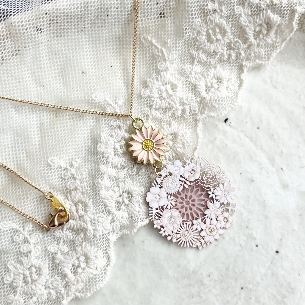 ニシノフラワー(花嫁衣装)イメージネックレス