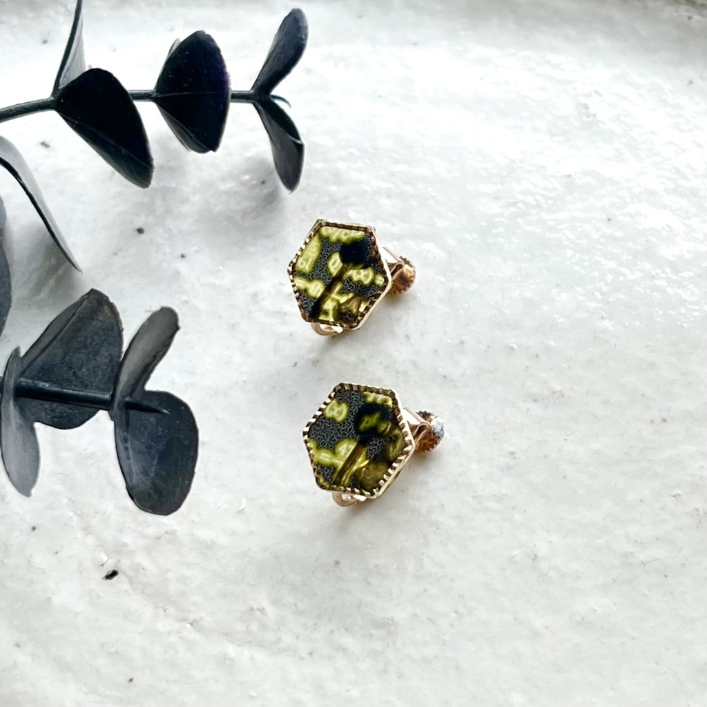 アグネスタキオン(固有演出)イメージイヤリング 六角形 メンズにも!