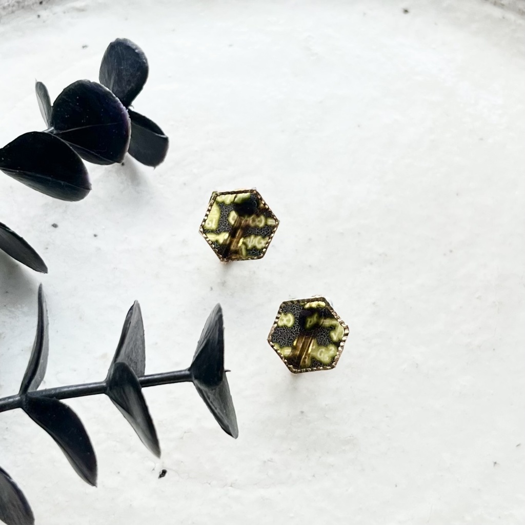 アグネスタキオン(固有演出)イメージピアス 六角形 メンズにも!