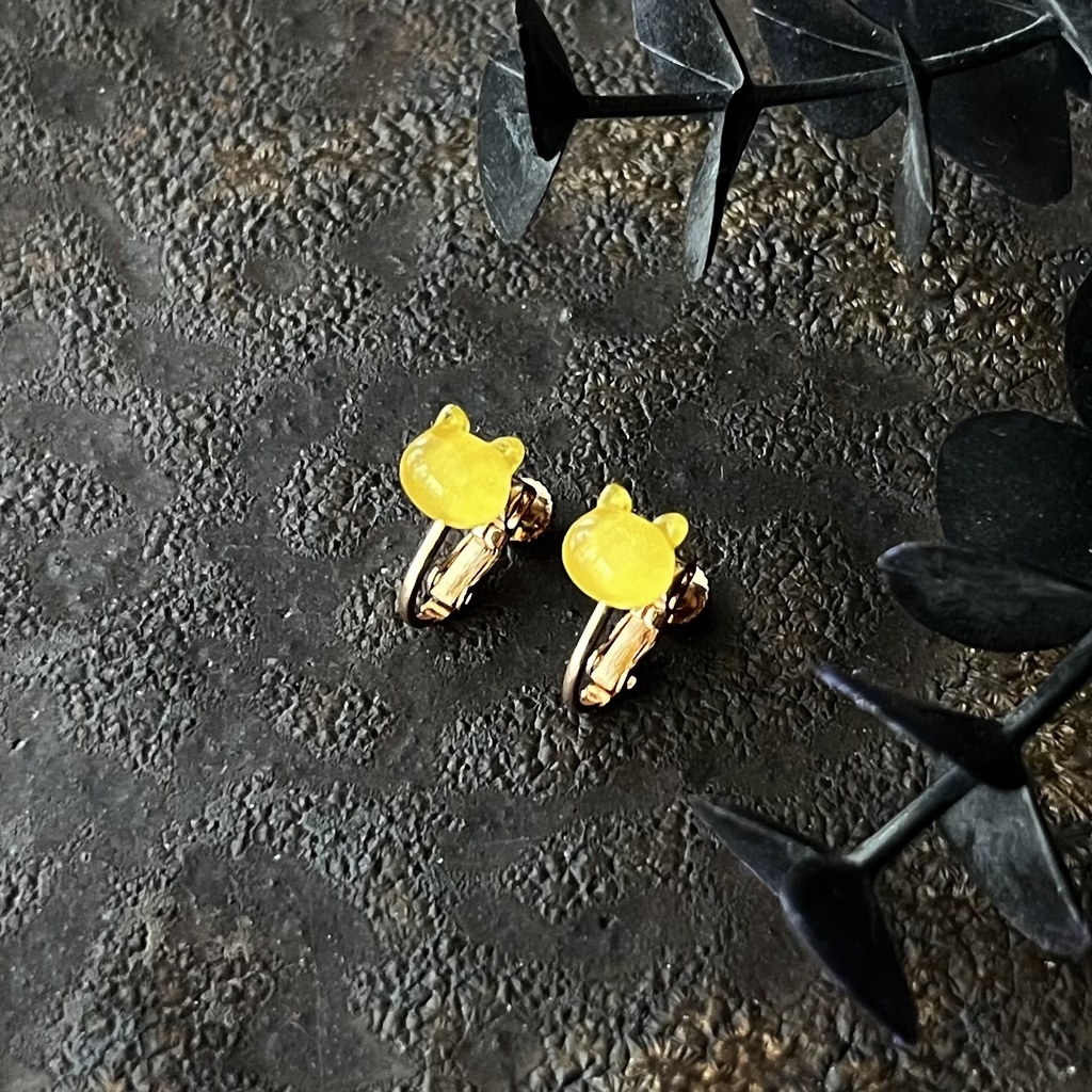 blobcat(にゃんぷっぷー)イヤリング　表情無しver