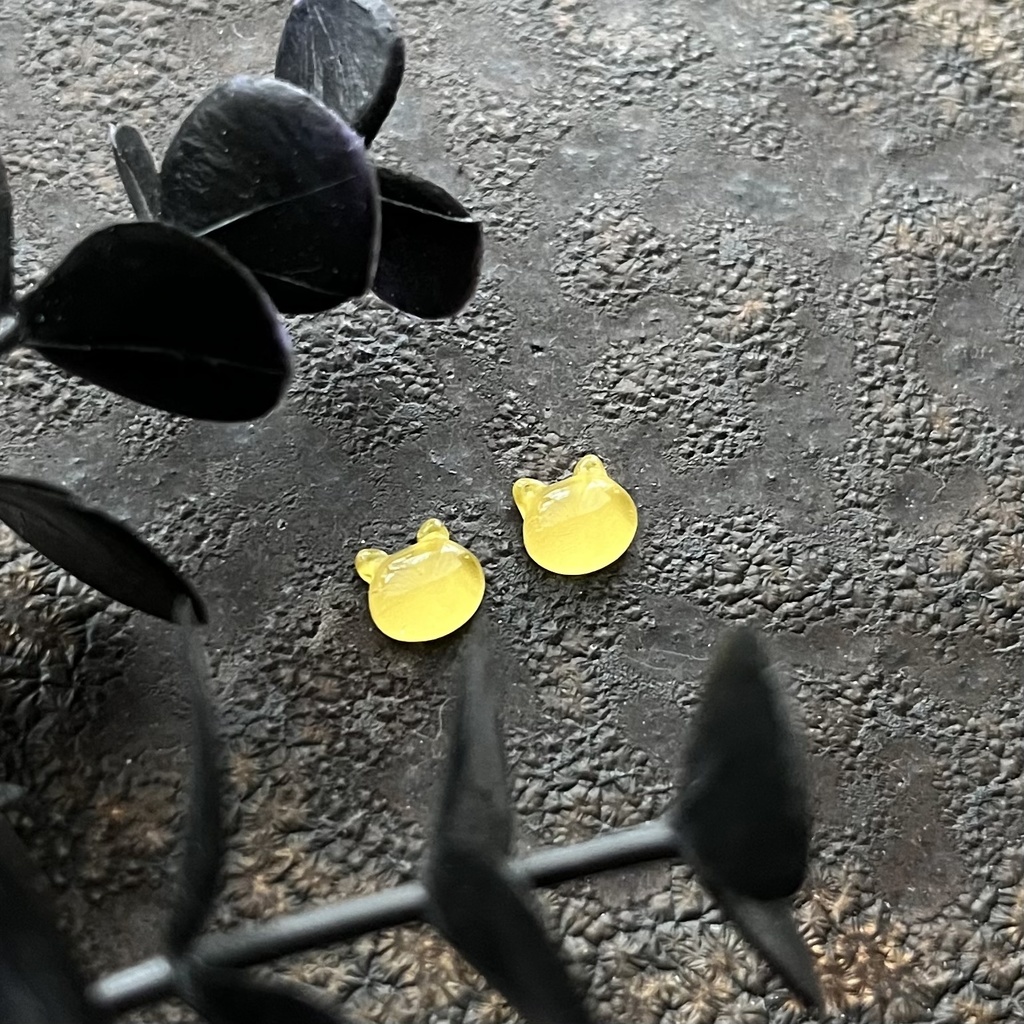 blobcat(にゃんぷっぷー)ピアス 表情無しver