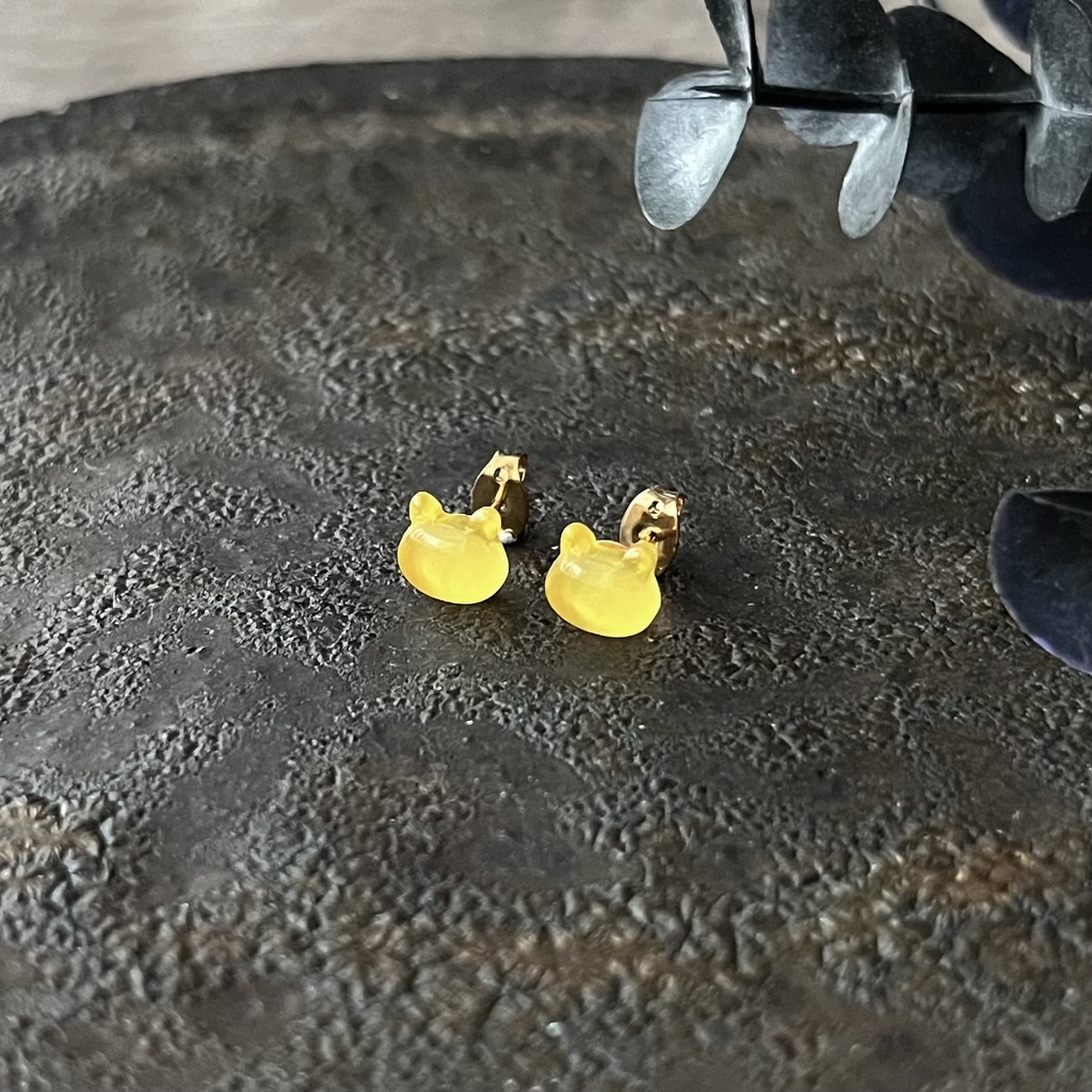 blobcat(にゃんぷっぷー)ピアス　表情無しver