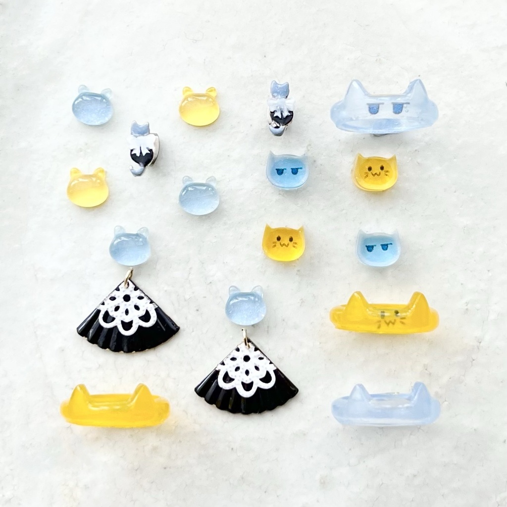 しゅいろ猫さんネックレス(Misskey)