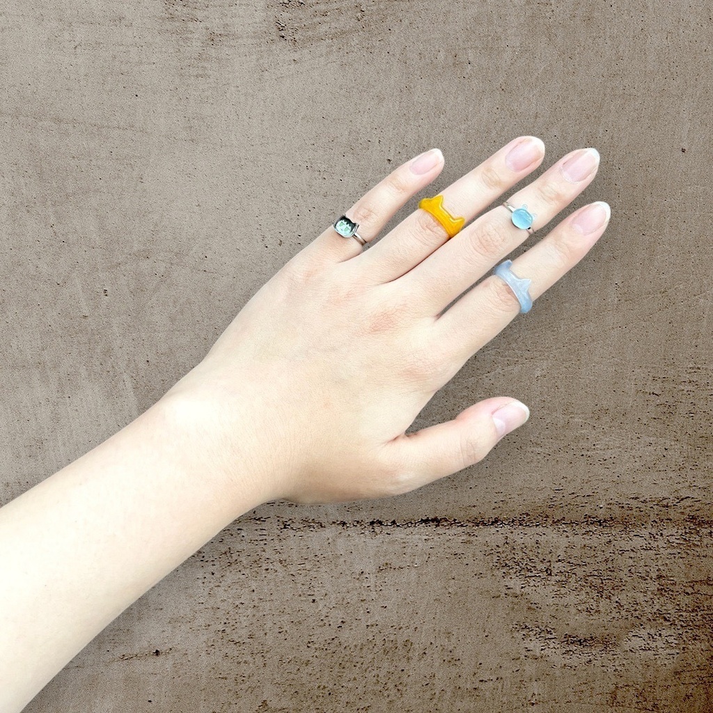 しゅいろ猫さん指輪(Misskey)