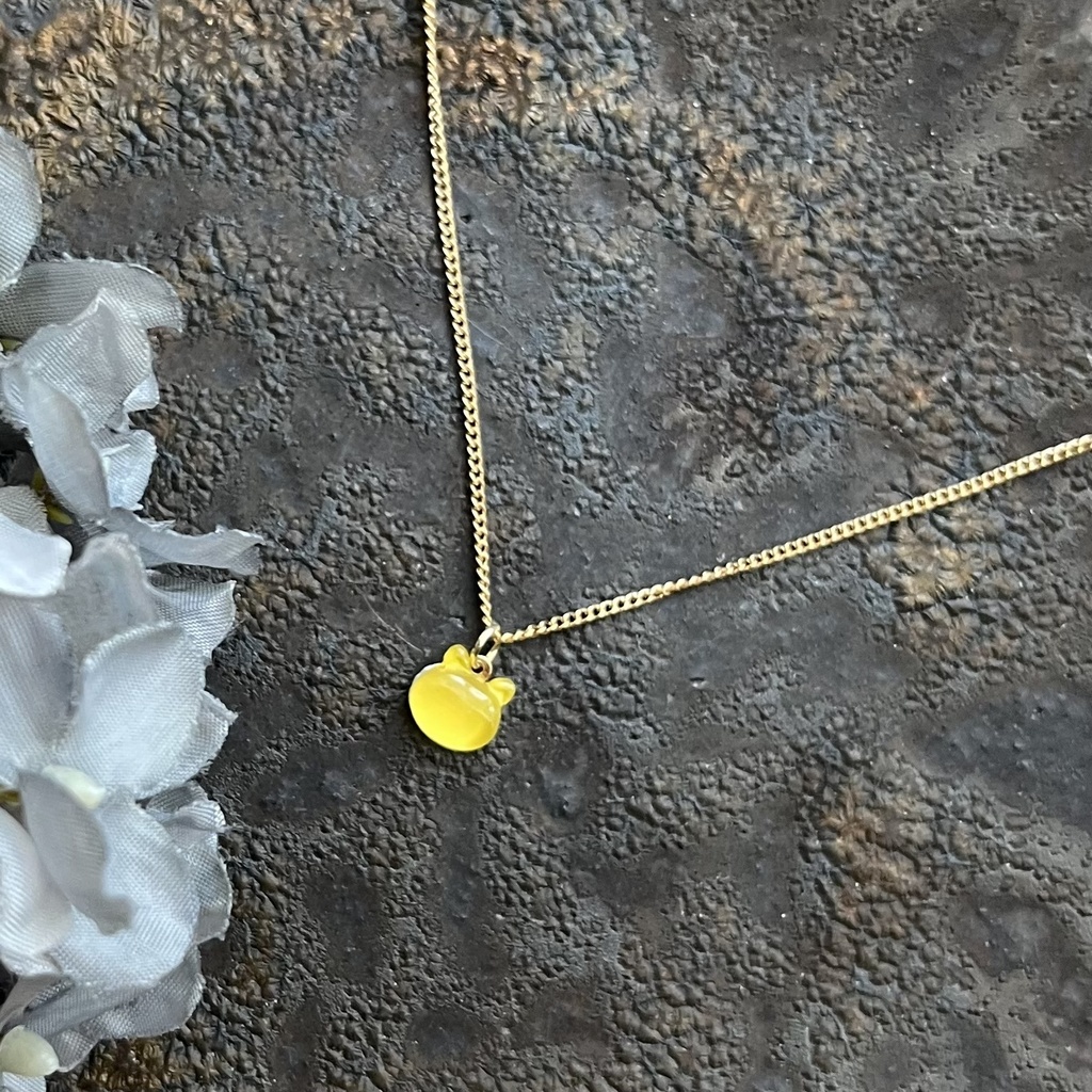 blobcat(にゃんぷっぷー)ペンダント 表情無しver