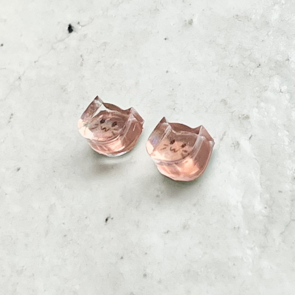 レインボーにゃんぷっぷー(blobcatrainbow)イヤリング