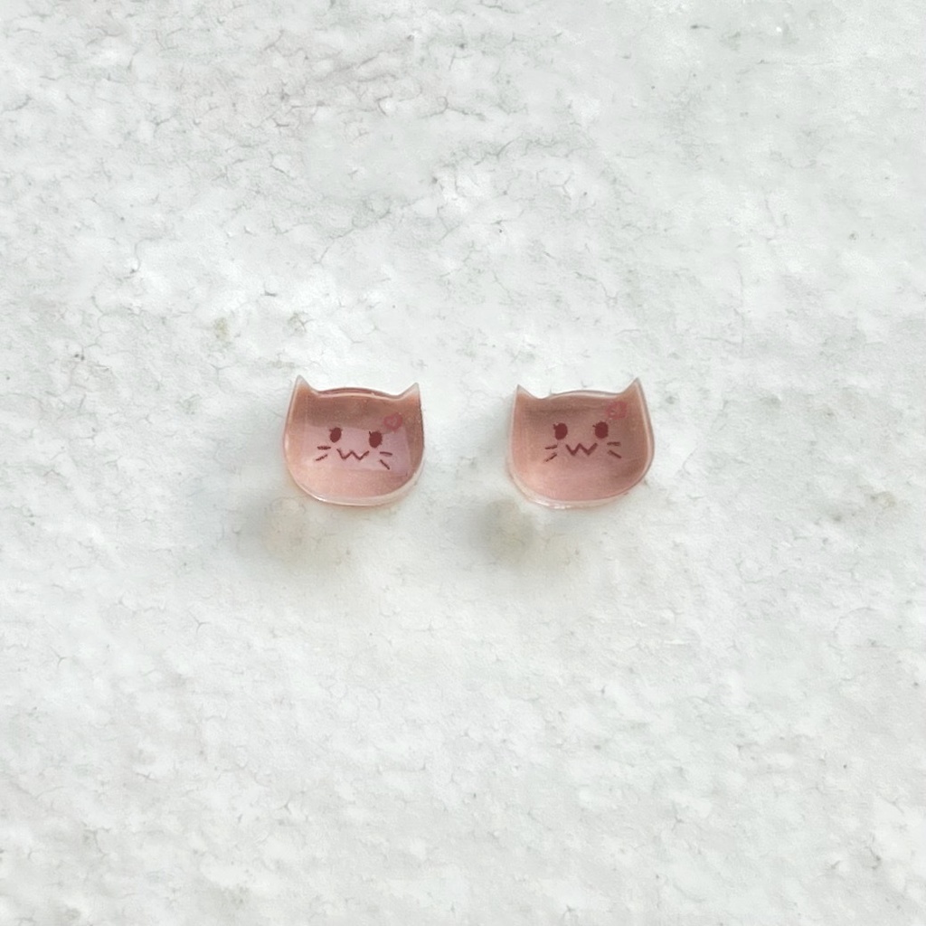 藍にゃんぷっぷー(ai_blobcat)イヤリング