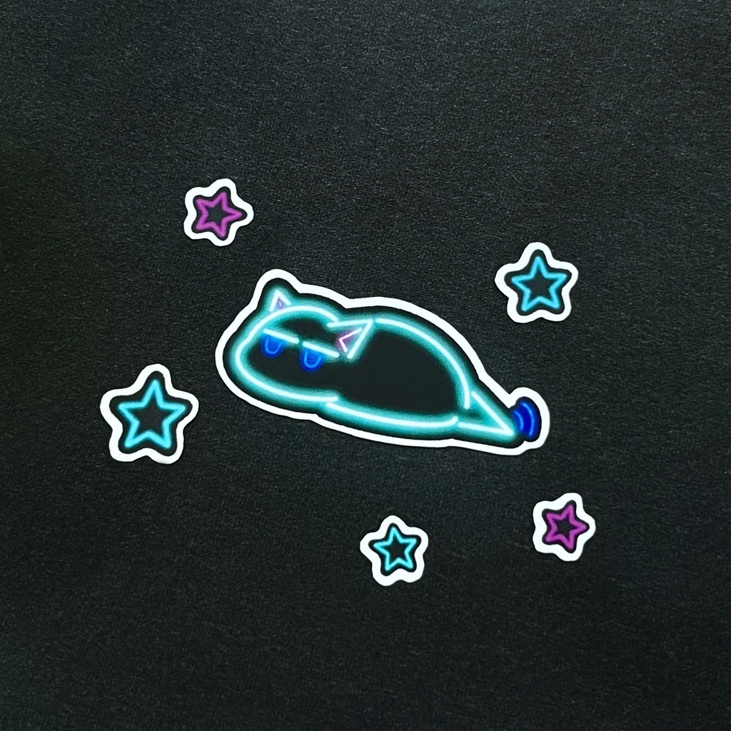 ネオンMisskeyスラングシールセット