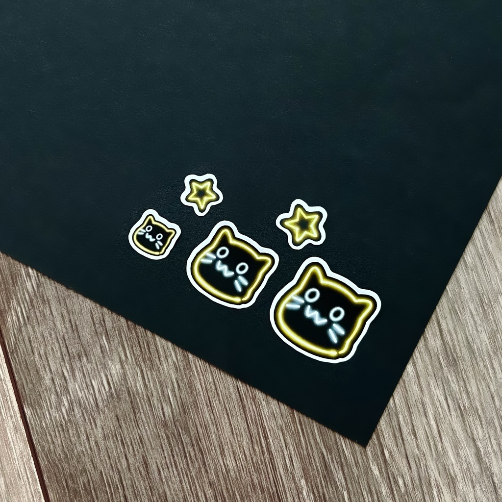 ネオンMisskeyスラングシールセット