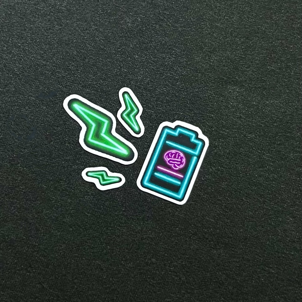 ネオンMisskeyスラングシールセット