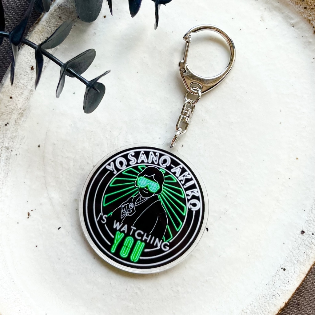 ネオン与謝野晶子ステッカー