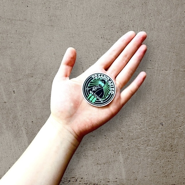 ネオン与謝野晶子ステッカー