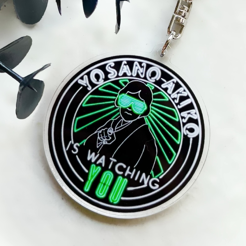 ネオン偉業アクリルキーホルダー(Misskey)