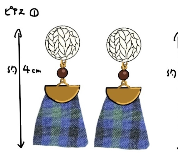 ワンダーアキュート(私服)イメージピアス