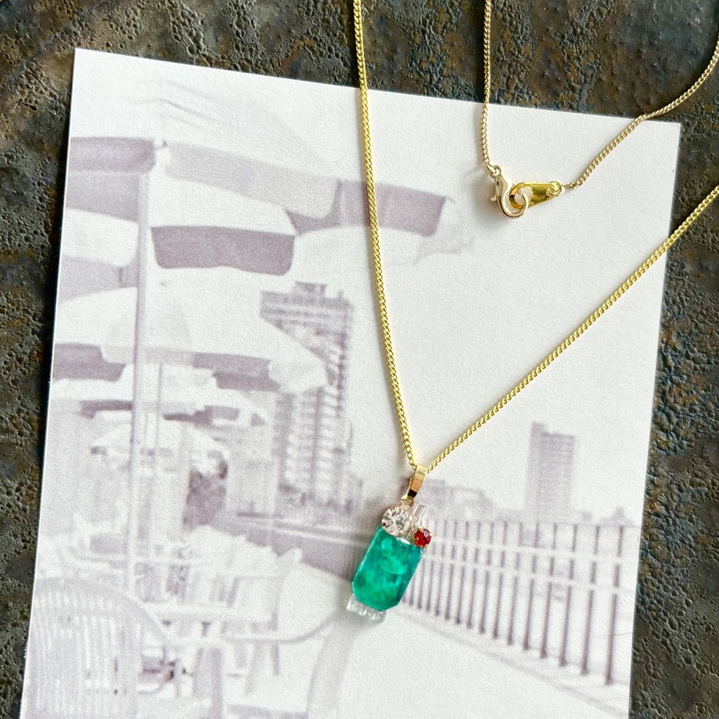 クリームソーダのネックレス(ゲ謎イメージ)