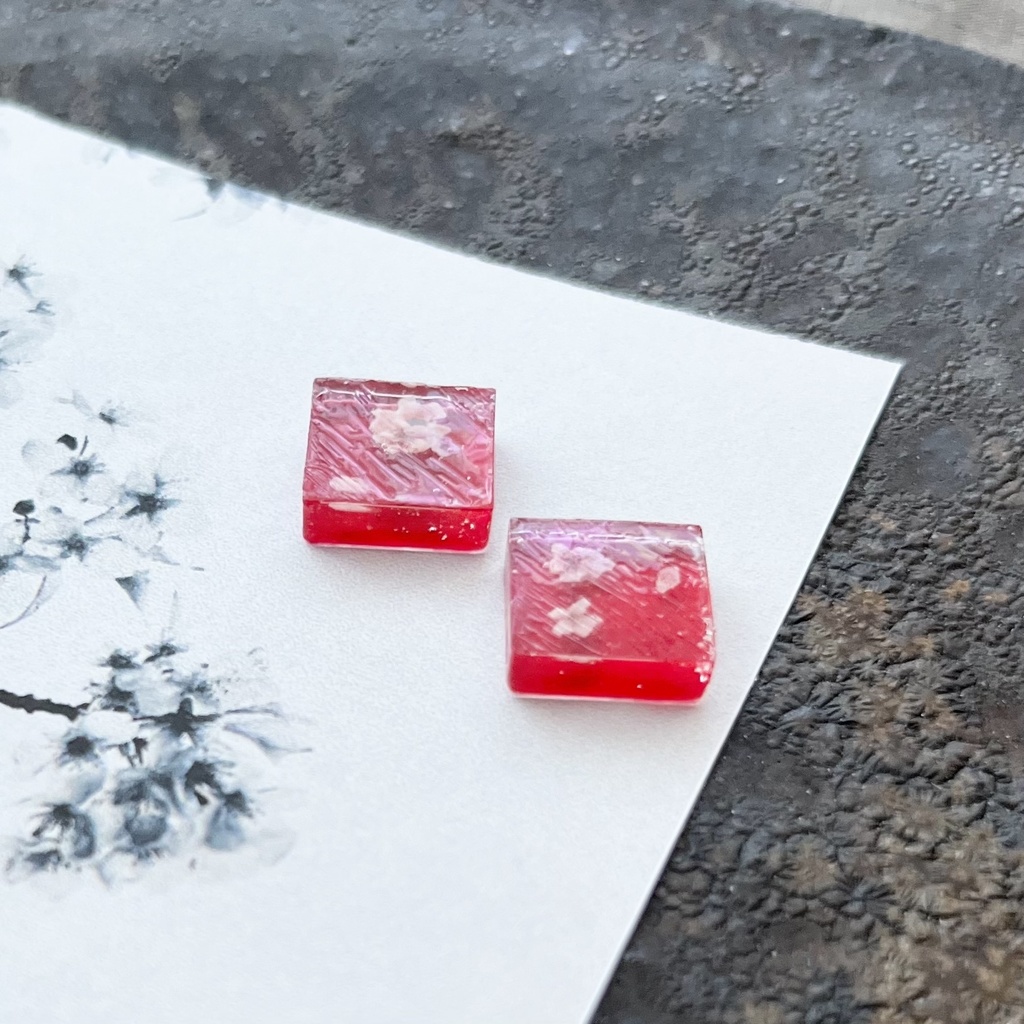 血桜のイヤリング(ゲ謎イメージ)