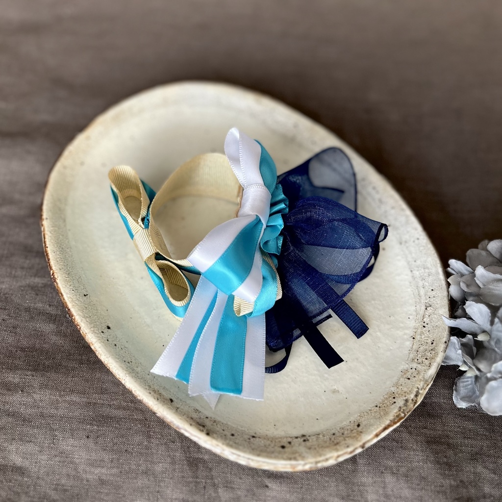 メジロドーベル耳飾り再現バッグチャーム