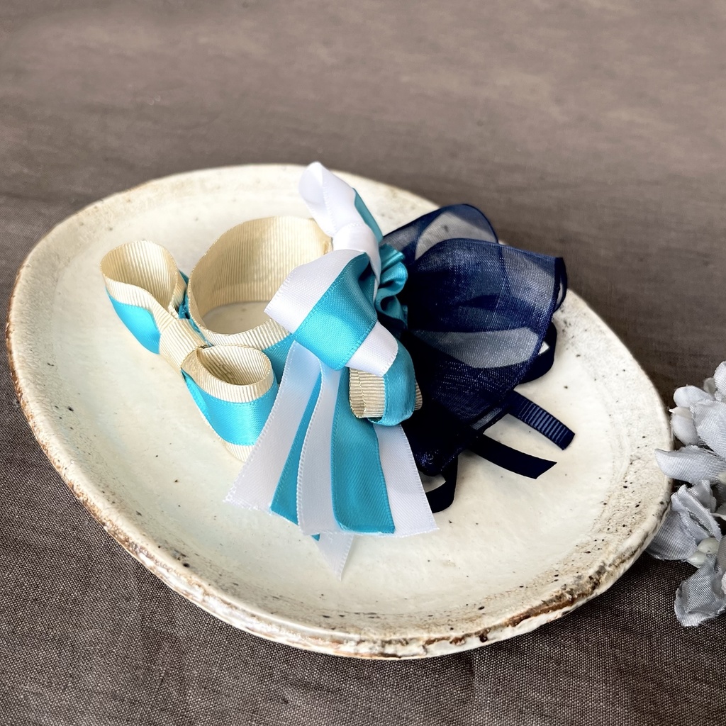 メジロドーベル耳飾り再現バッグチャーム