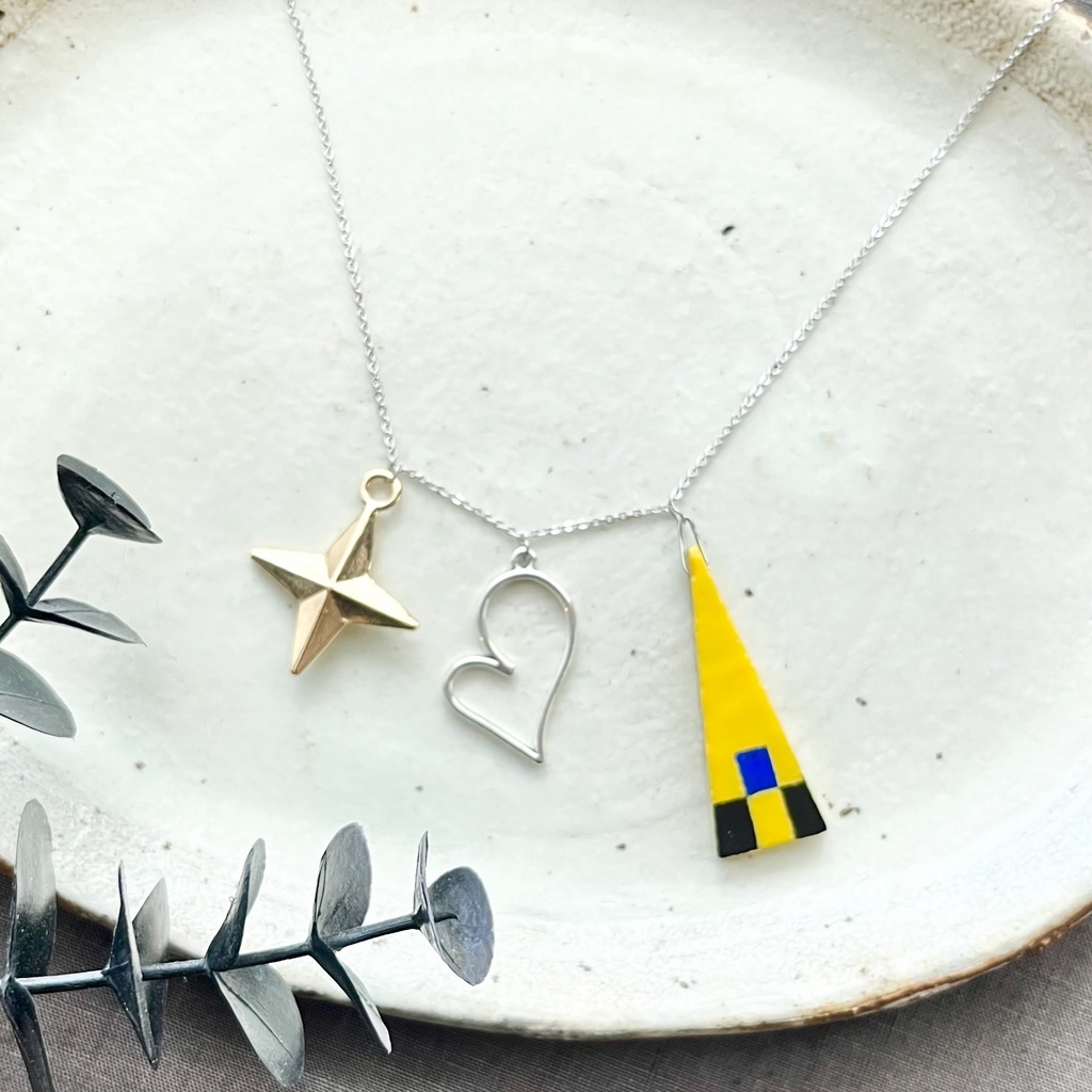 デアリングハート耳飾り再現ネックレス