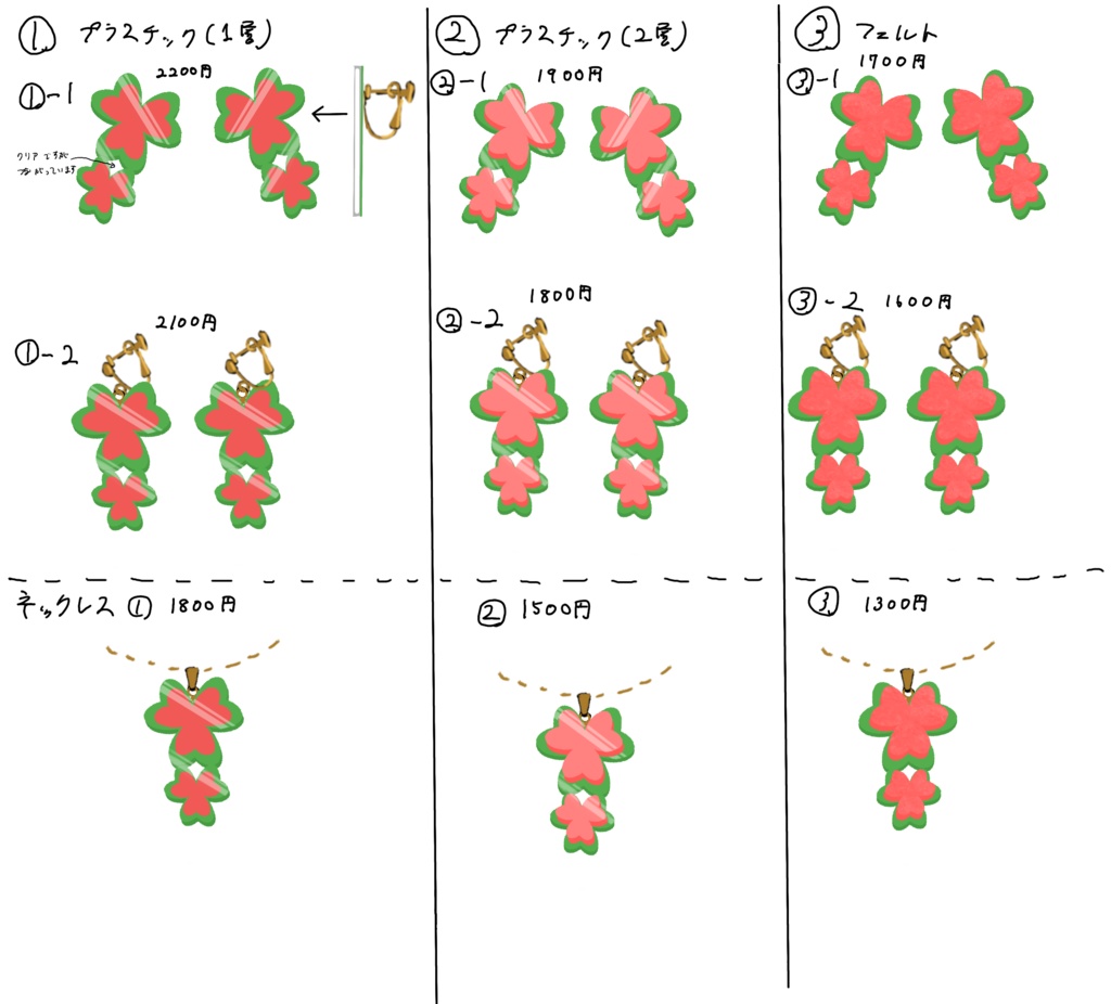 ファインモーション(ウマ娘)イメージネックレス②