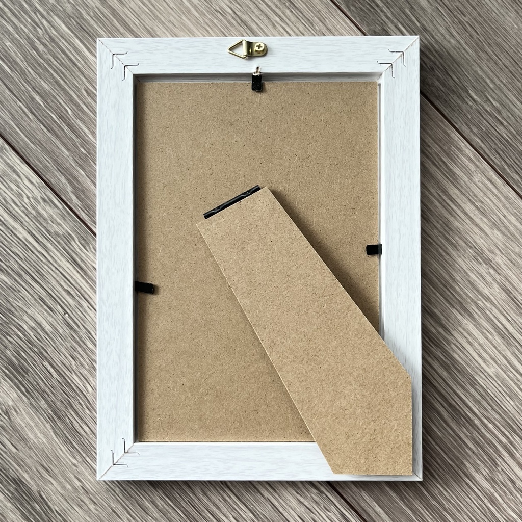 「霜天」オリジナル版画原画 額付き 葉書サイズ