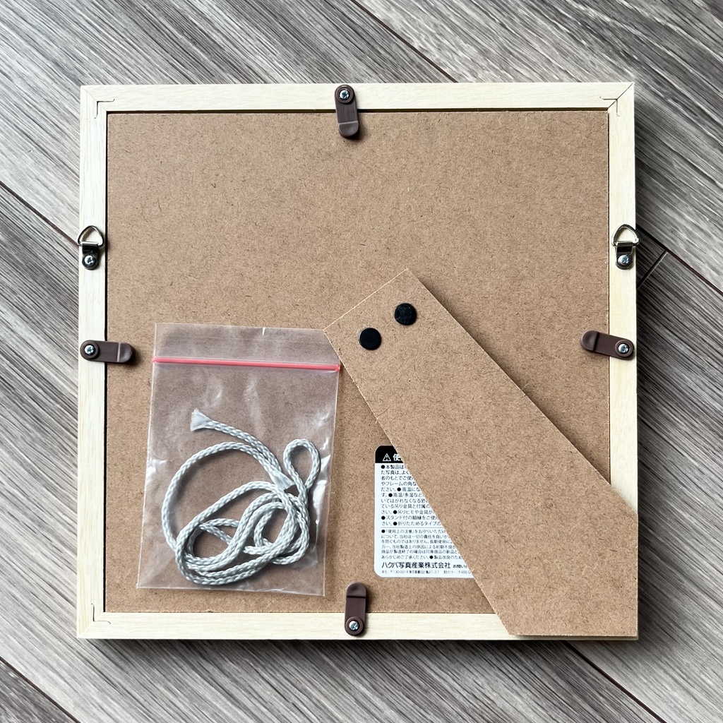 「霜天」オリジナル版画原画 額付き 葉書サイズ