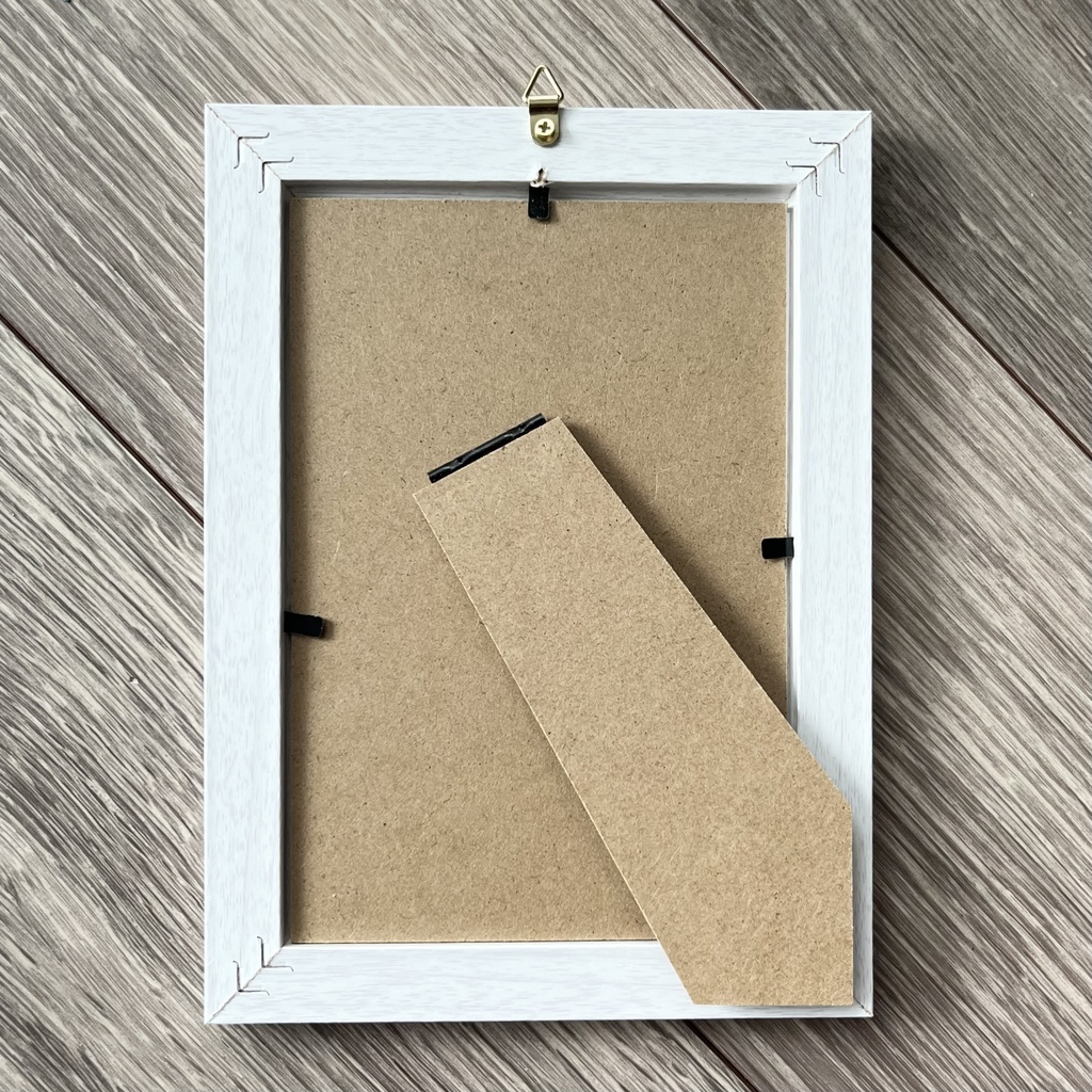 「霜天」オリジナル版画原画 額付き 葉書サイズ