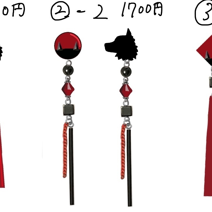 レッドフード(勝利の女神:NIKKE)イメージピアス①