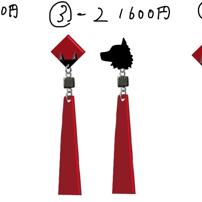 レッドフード(勝利の女神:NIKKE)イメージピアス②