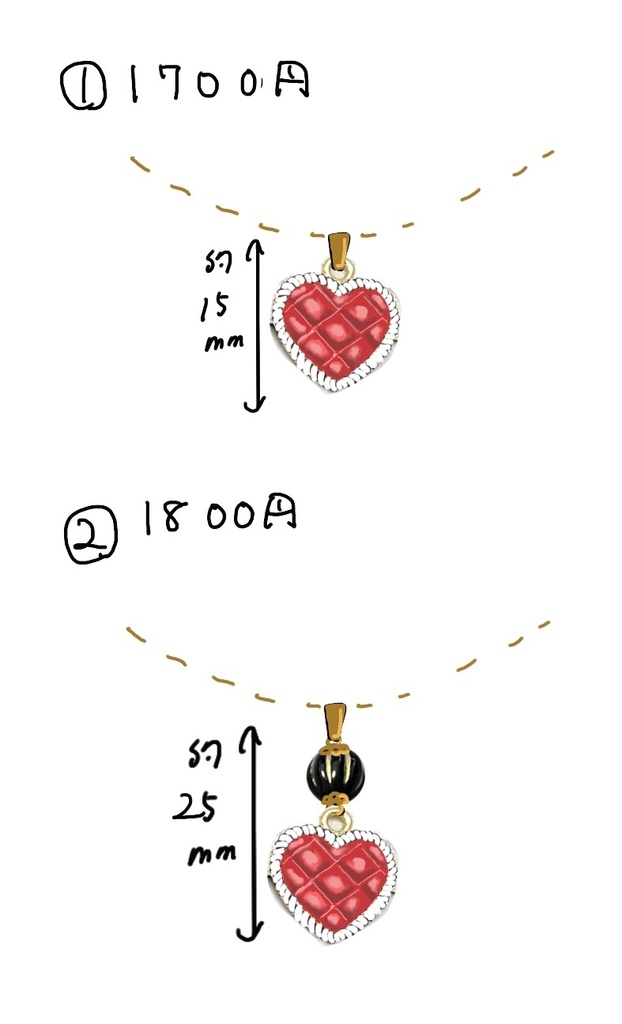 ジェンティルドンナイメージネックレス②