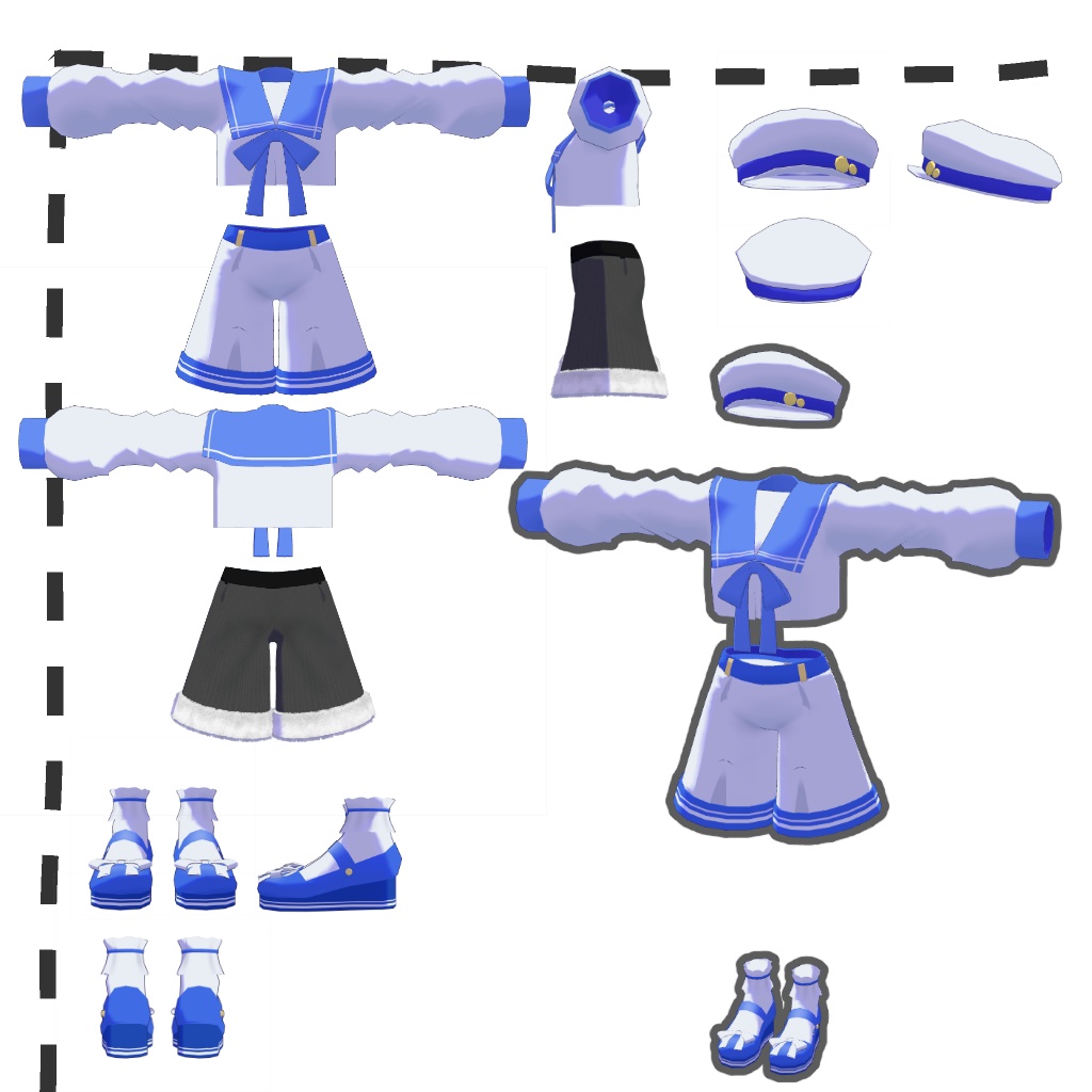 Aki_Marin【VRC想定衣装】