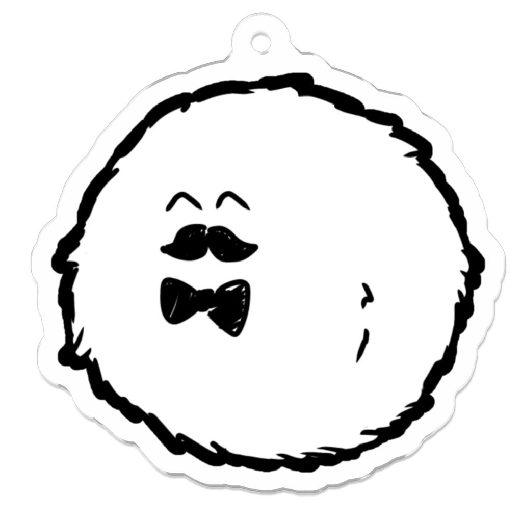 綿さんアクリルキーホルダー