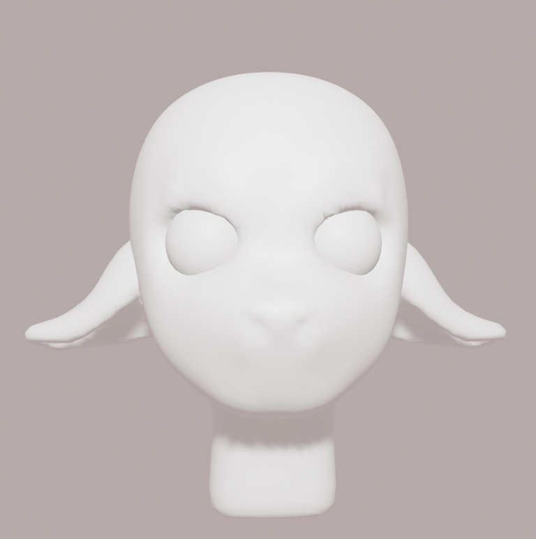 【作画資料】羊・山羊・鹿の頭部 3Dモデル (FBX) Sheep Goat Deer Head Drawing Reference '*•.¸♡ ♡¸.•*'