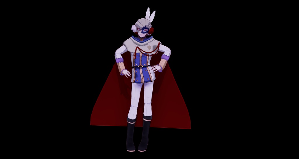 【VRoid】William Vangeance (Black Clover) 3D Model / VRChat / Free Download