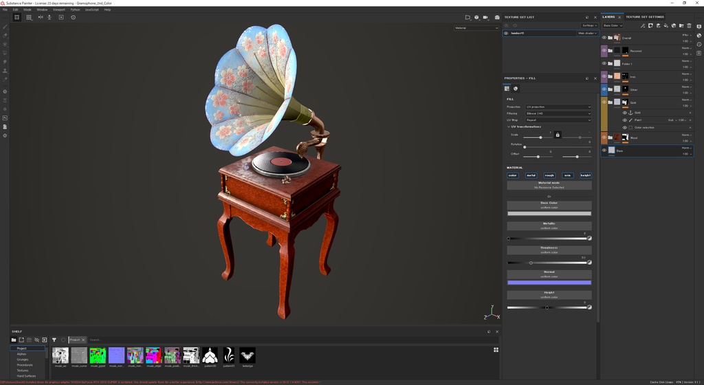 理論と実践で学ぶ Substance Painter Cookbook 実践編