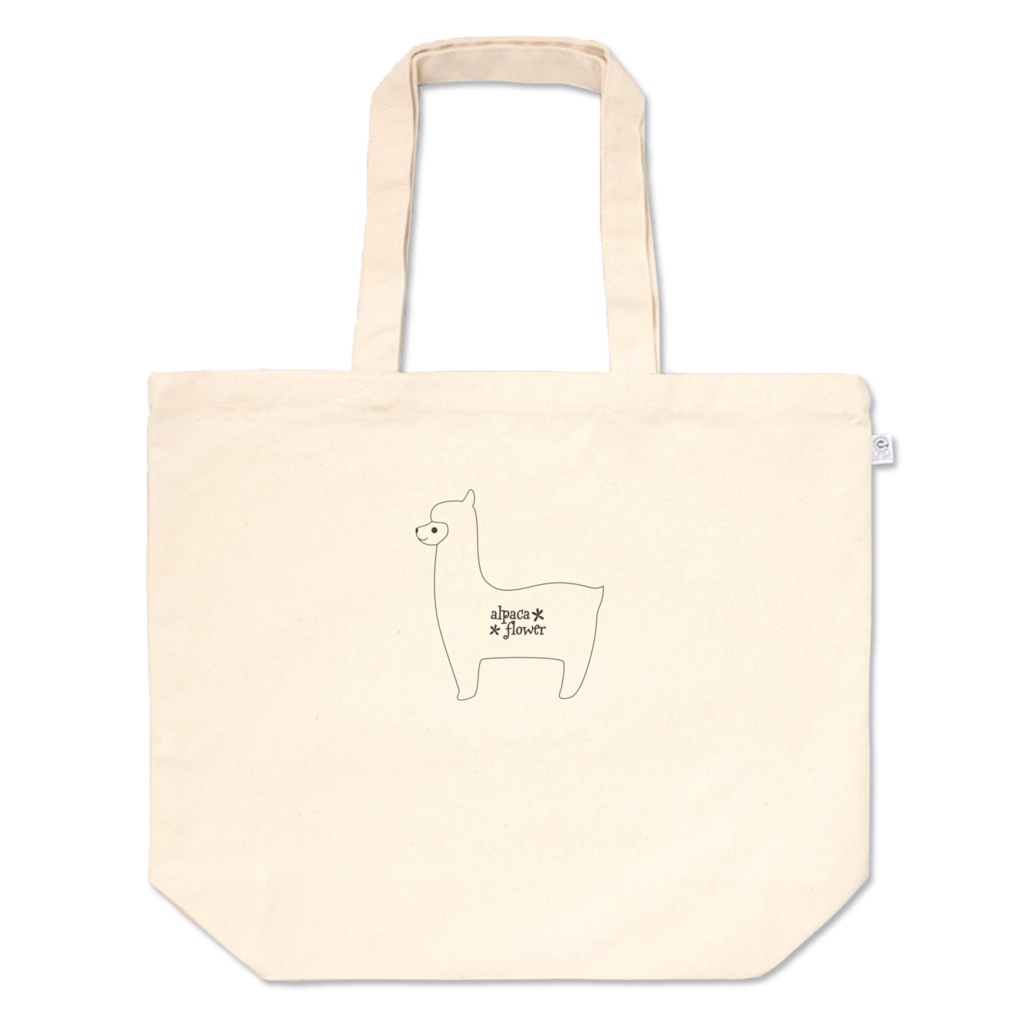 【a*f】横アルパカシンプルトート