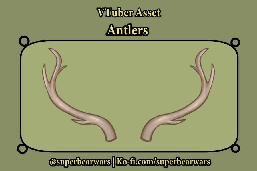 [VTuber Assets] Deer Antlers