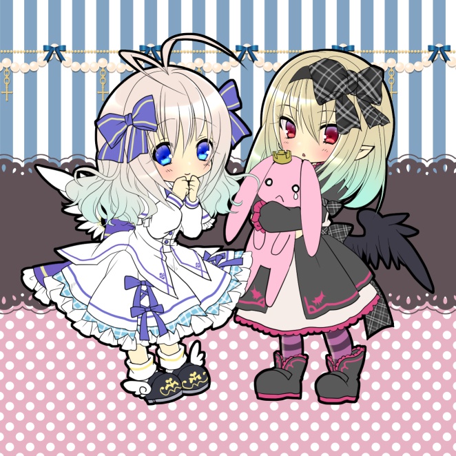 エンジェルフェザー・アルマ＆ダークフェザー・アルマコースター