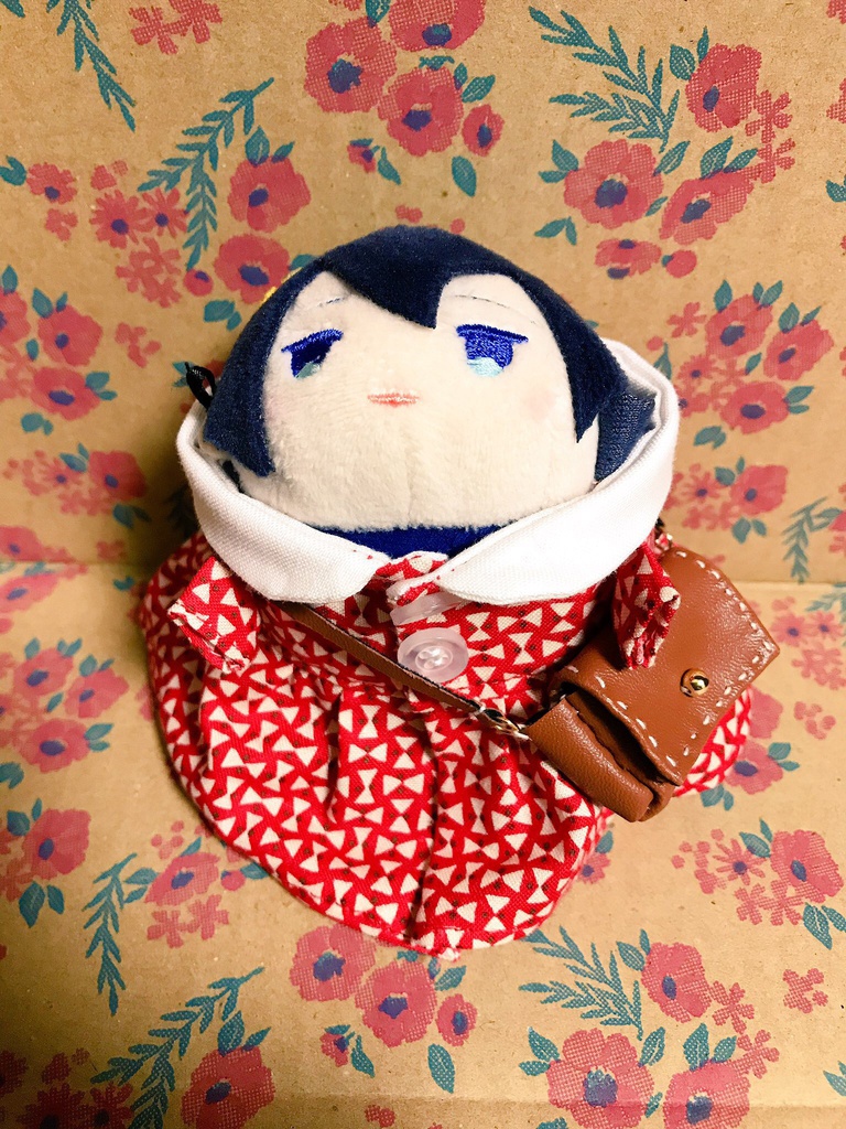 もちマス用レトロ柄ワンピース