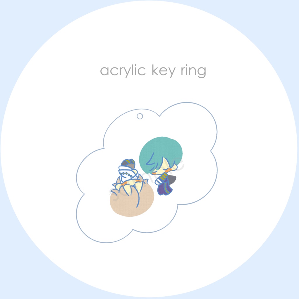アクリルキーホルダー　つるいち