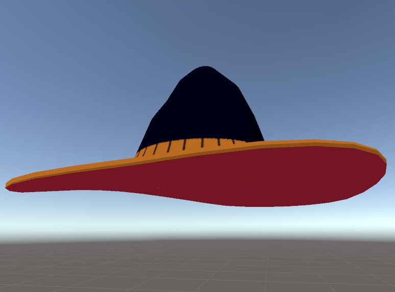 【3D】とんがり帽子【無料】