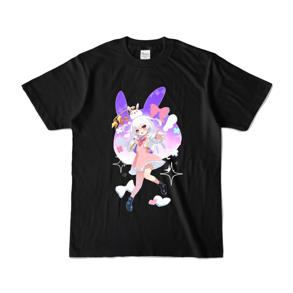 白神らび2024誕生日記念グッズTシャツブラック