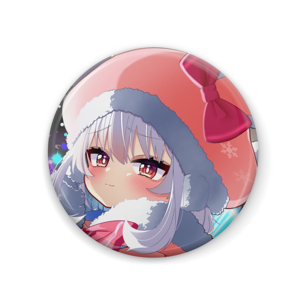 白神らび2024クリスマスグッズ缶バッチ1