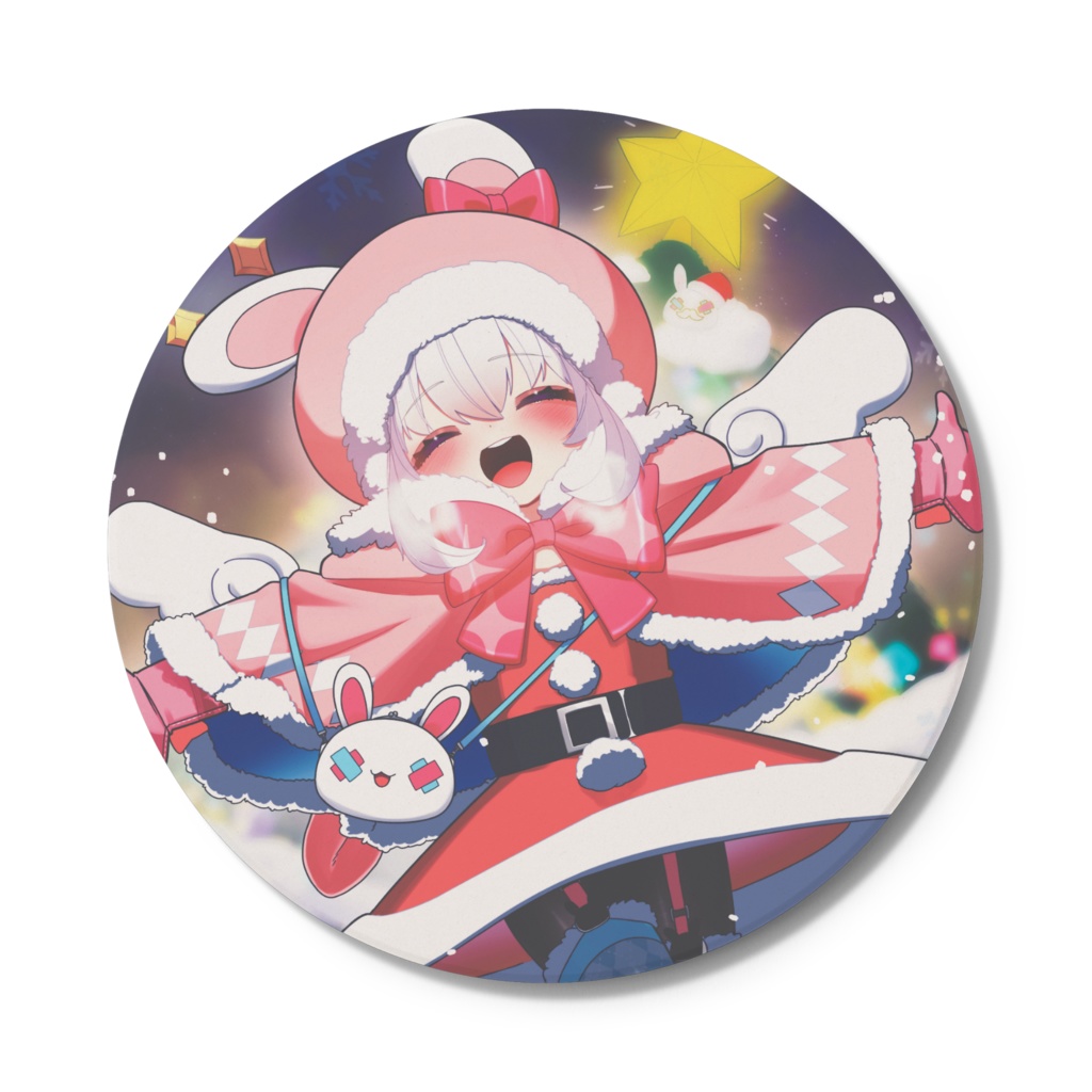 白神らび2024クリスマスグッズコースター2
