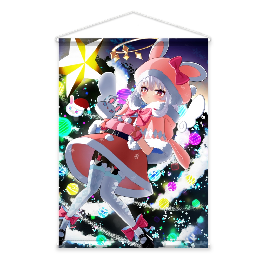 白神らび2024クリスマスグッズタペストリー1
